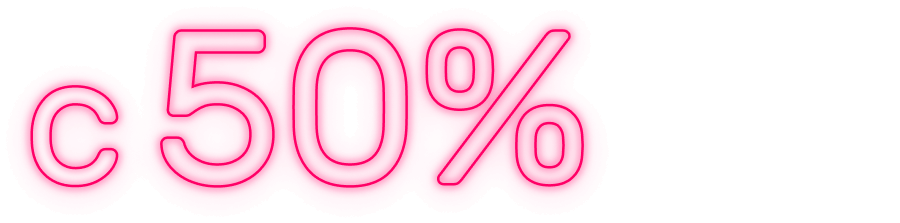 c 50%